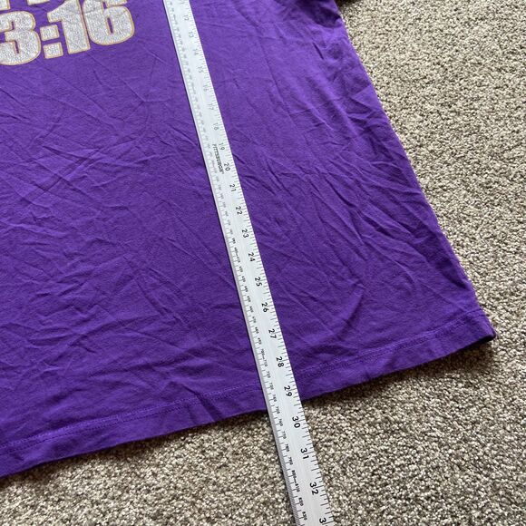 WWE ST PAUL 3:16 SKULL FLAMES PRINT TEE SHIRT MENS XXL - Picture 6 of 6